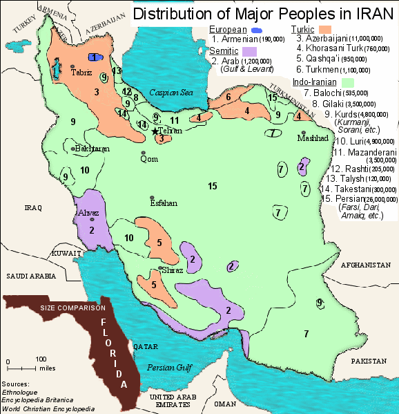 Iran Peoples Map