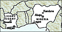 Nigeria & Ivory Coast Maps