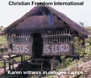 Karen witness in refugee camps