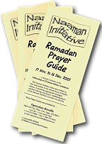 Ramadan 2001 Prayer Guide