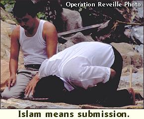 Islam means submission.